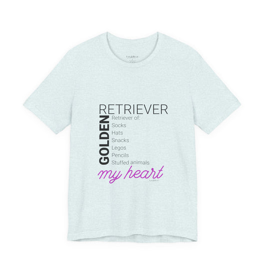 Retriever Of My Heart - Golden Retriever T-Shirt
