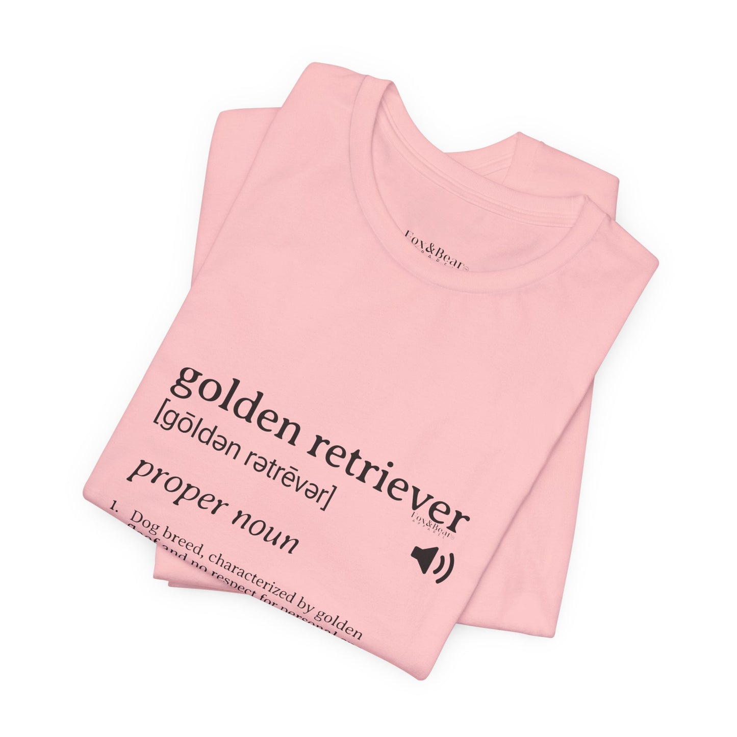 Golden in the Dictionary - Golden Retriever T-Shirt