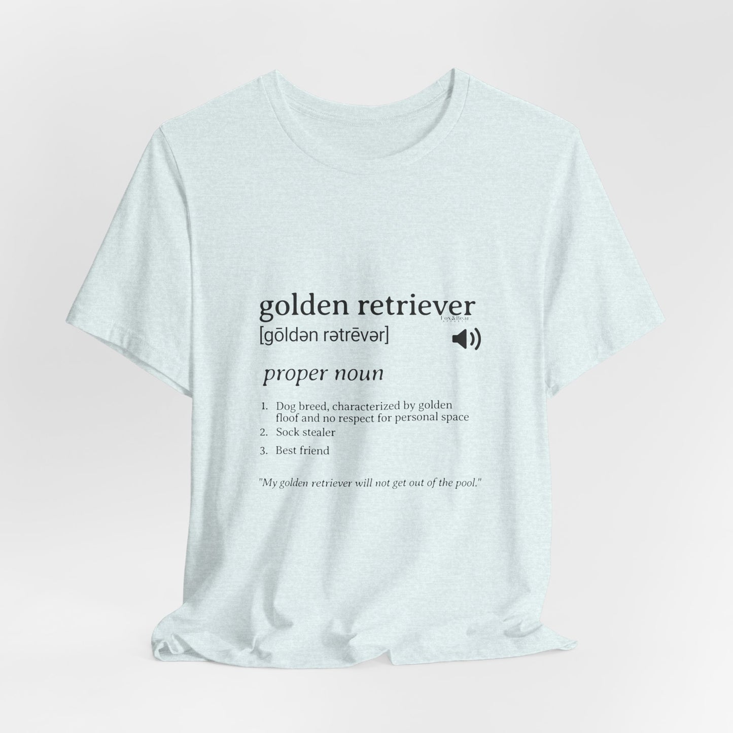 Golden in the Dictionary - Golden Retriever T-Shirt