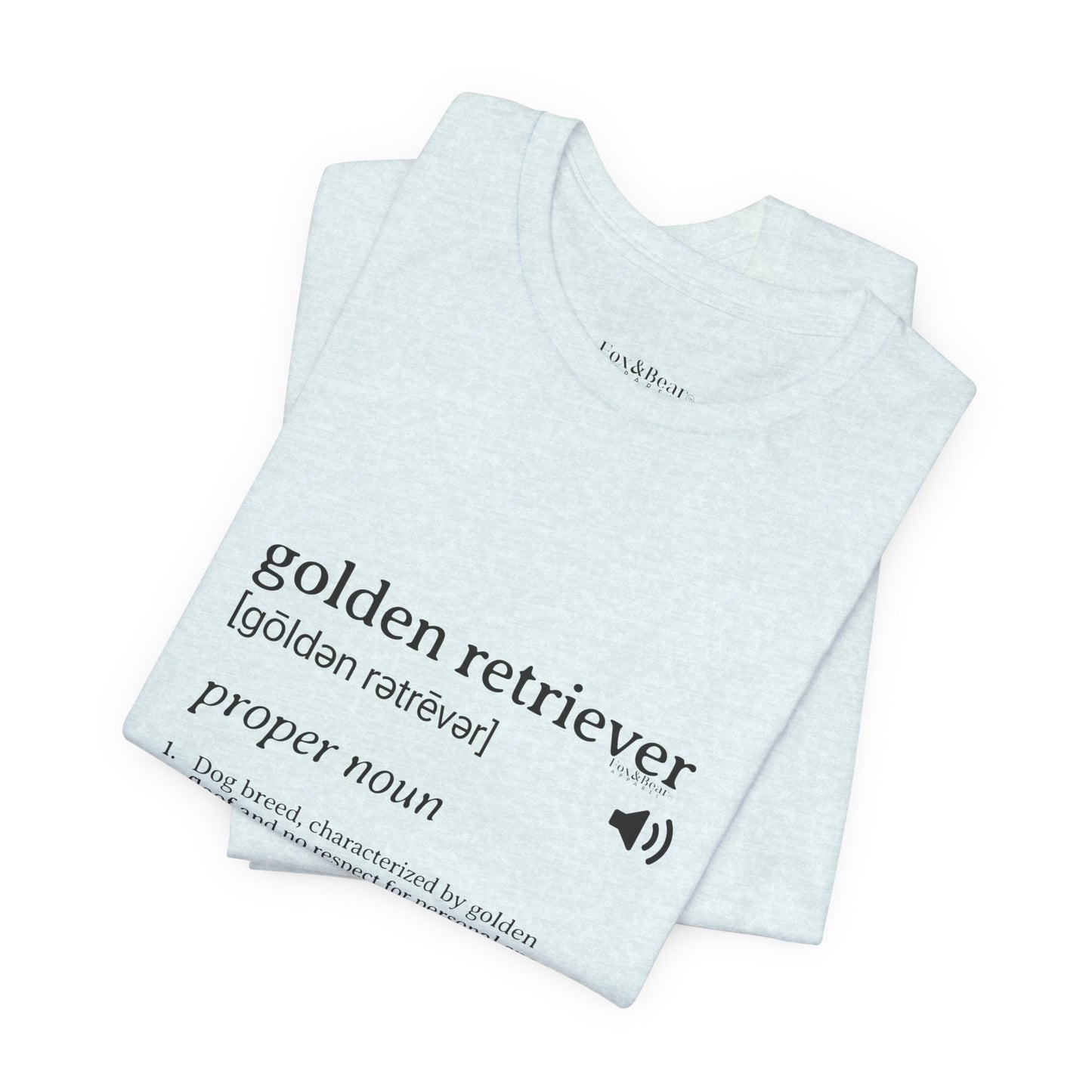 Golden in the Dictionary - Golden Retriever T-Shirt