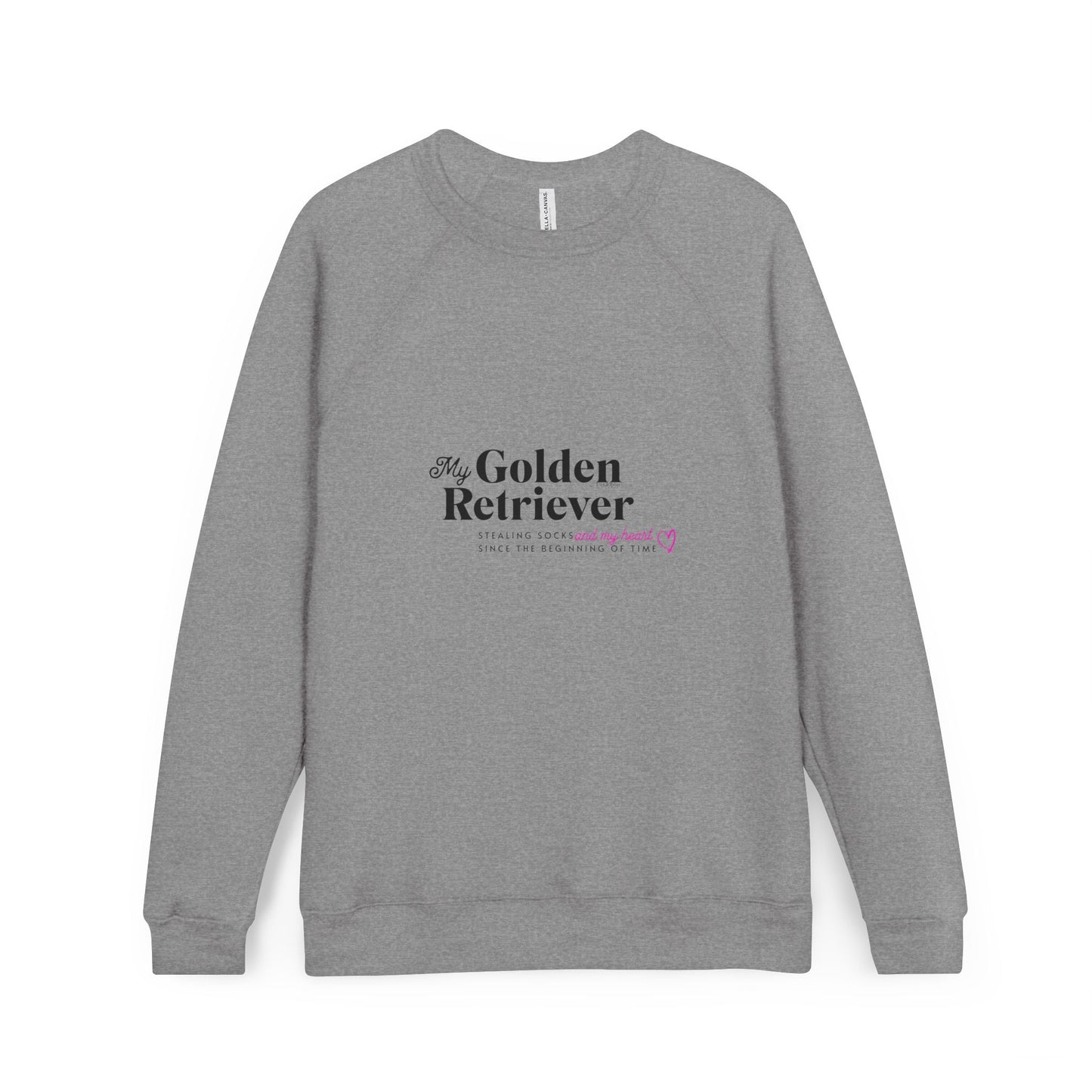 Stealing Socks and My Heart – Golden Retriever Sweatshirt