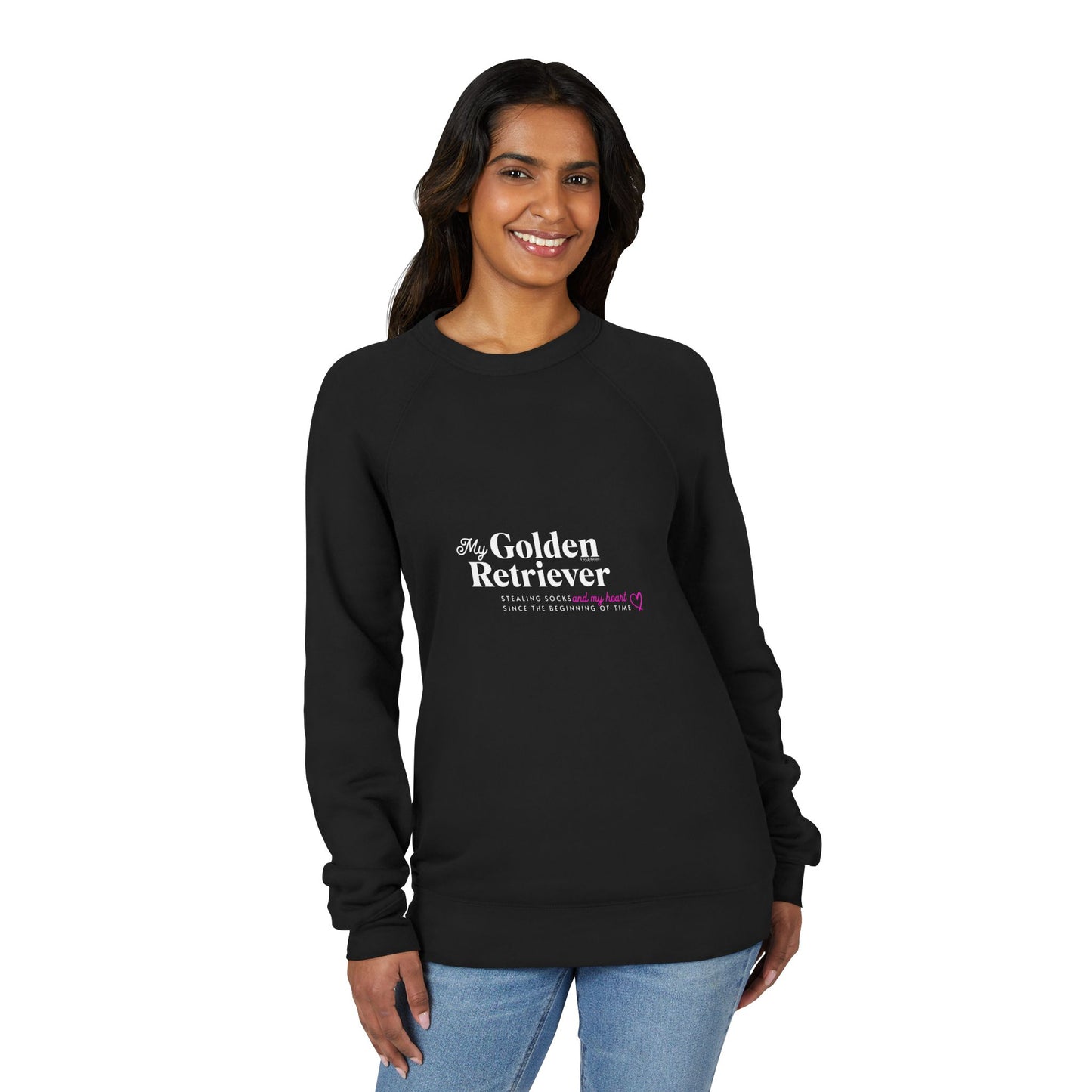 Stealing Socks and My Heart – Golden Retriever Sweatshirt