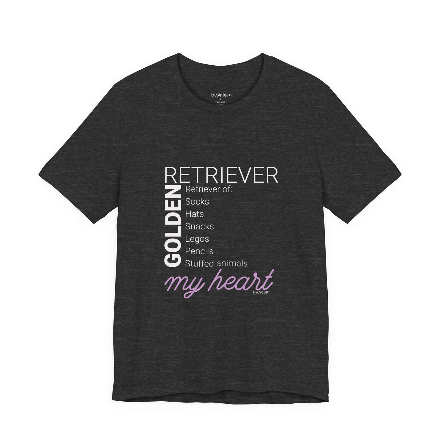 Retriever Of My Heart - Golden Retriever T-Shirt