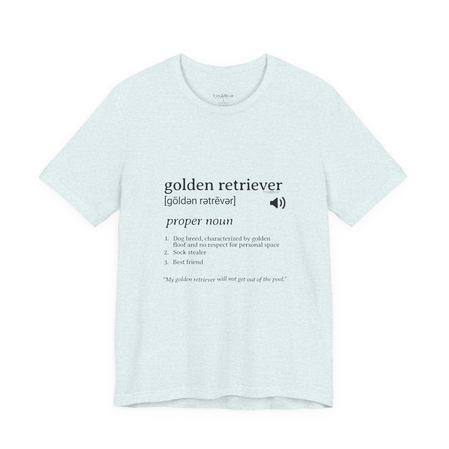 Golden in the Dictionary - Golden Retriever T-Shirt