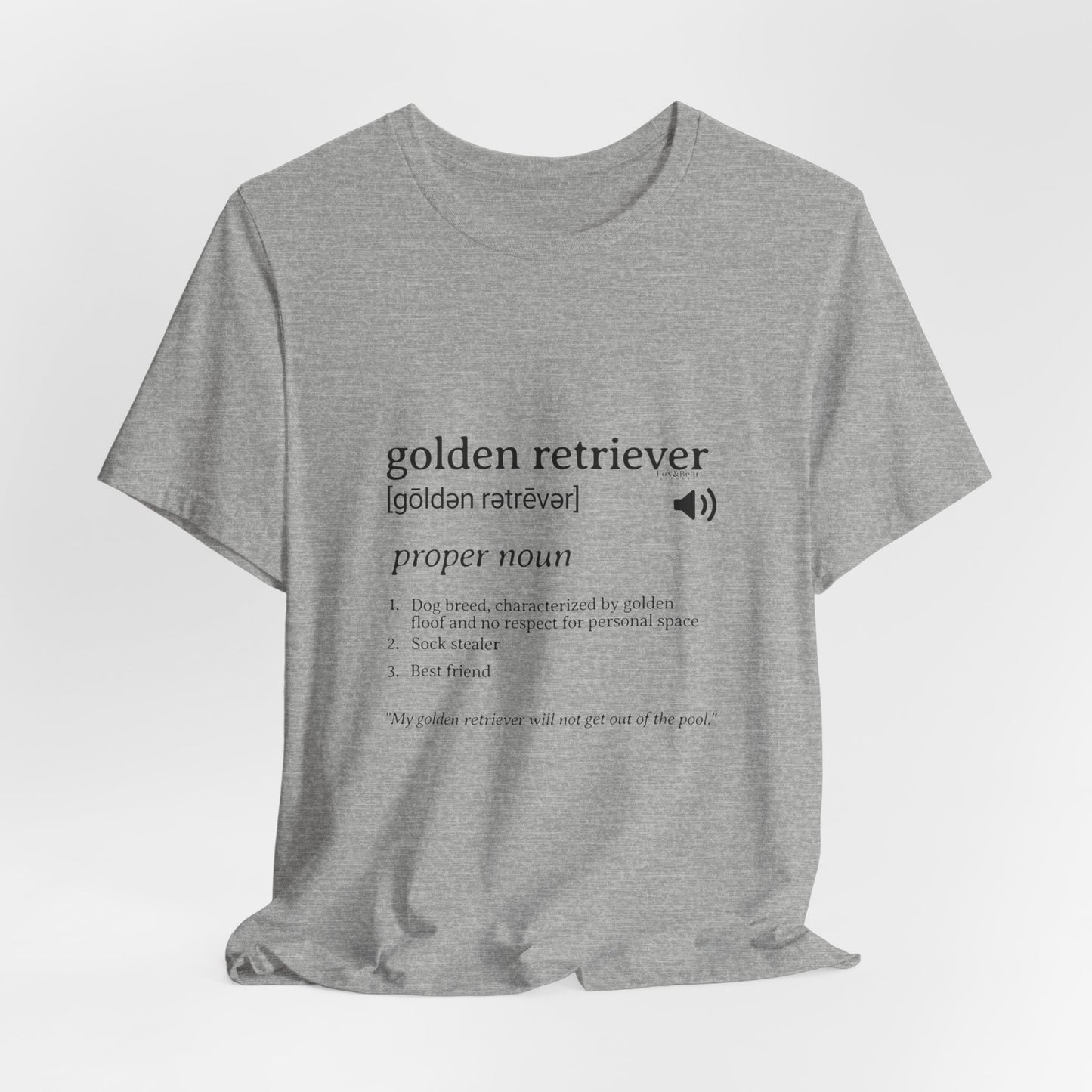 Golden in the Dictionary - Golden Retriever T-Shirt