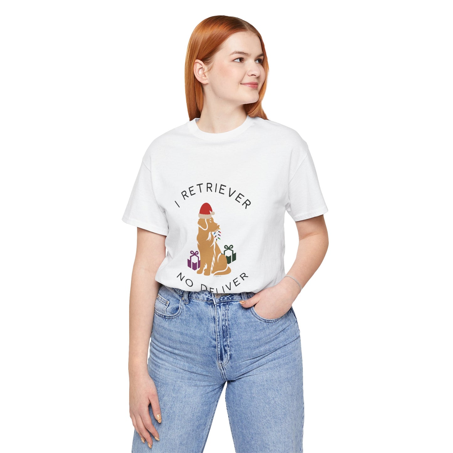 I Retriever No Deliver — Golden Retriever Christmas T-Shirt
