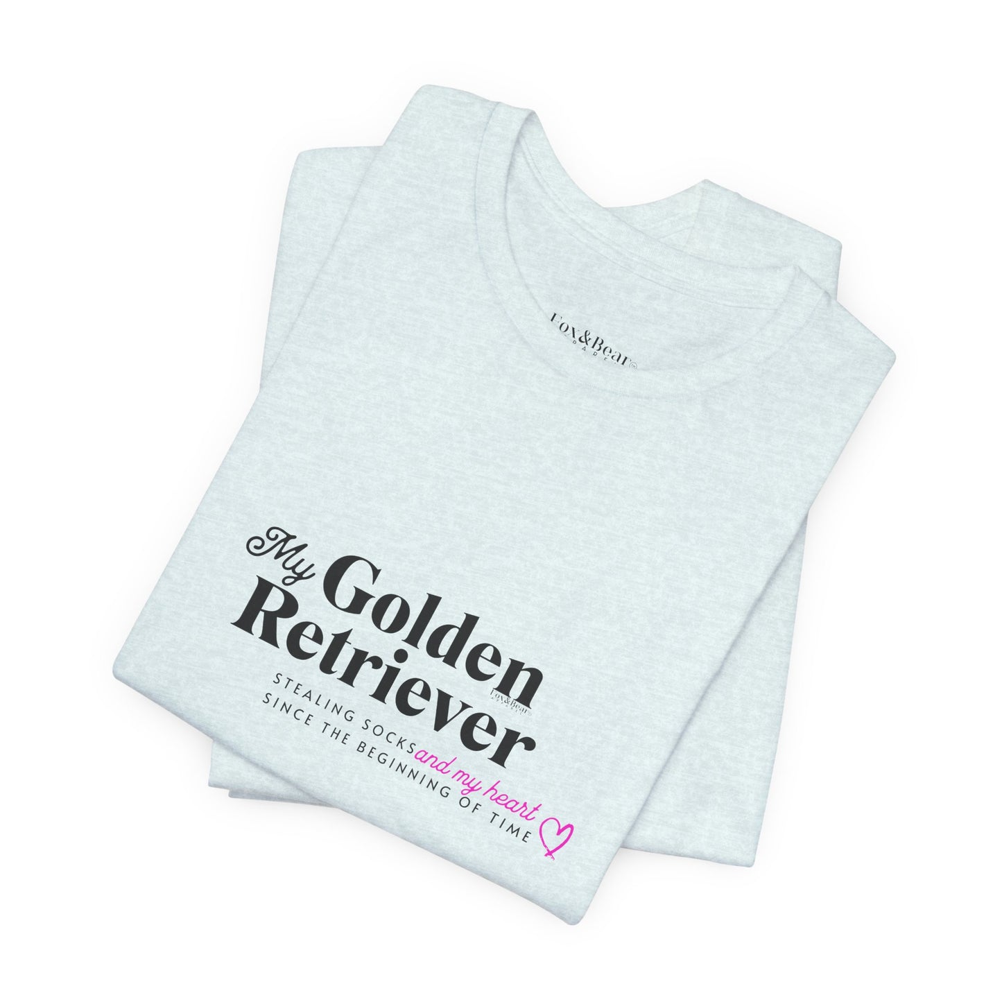 Stealing Socks and My Heart - Golden Retriever T-shirt
