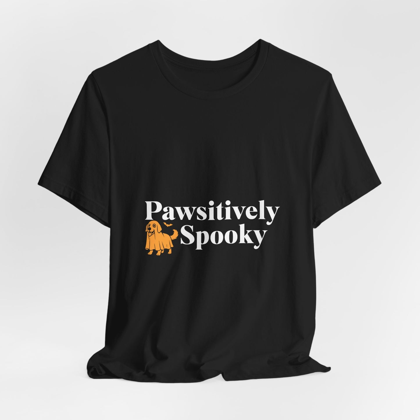 Pawsitively Spooky – Golden Retriever Halloween T-Shirt