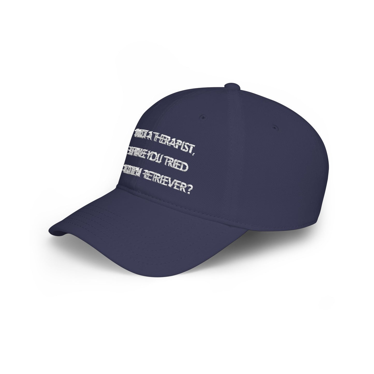 I'm not a therapist - Golden Retriever baseball cap