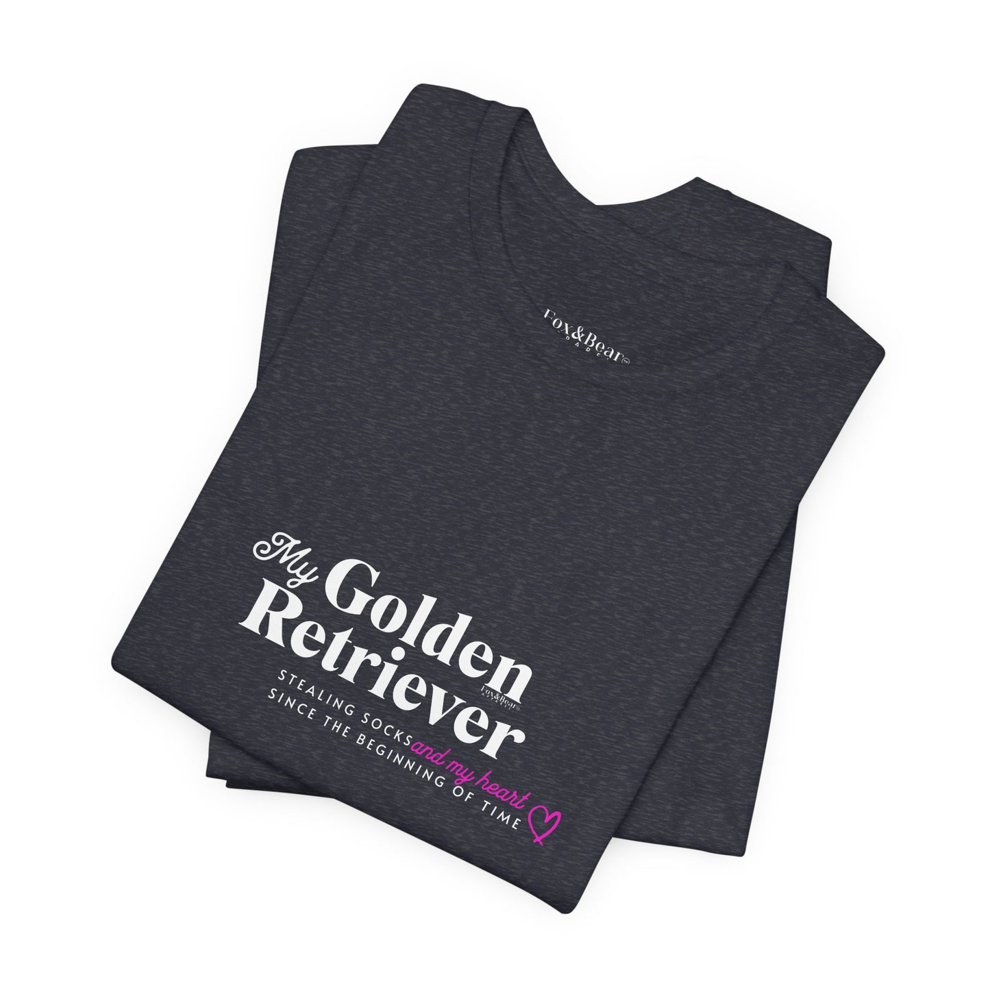 Stealing Socks and My Heart - Golden Retriever T-shirt