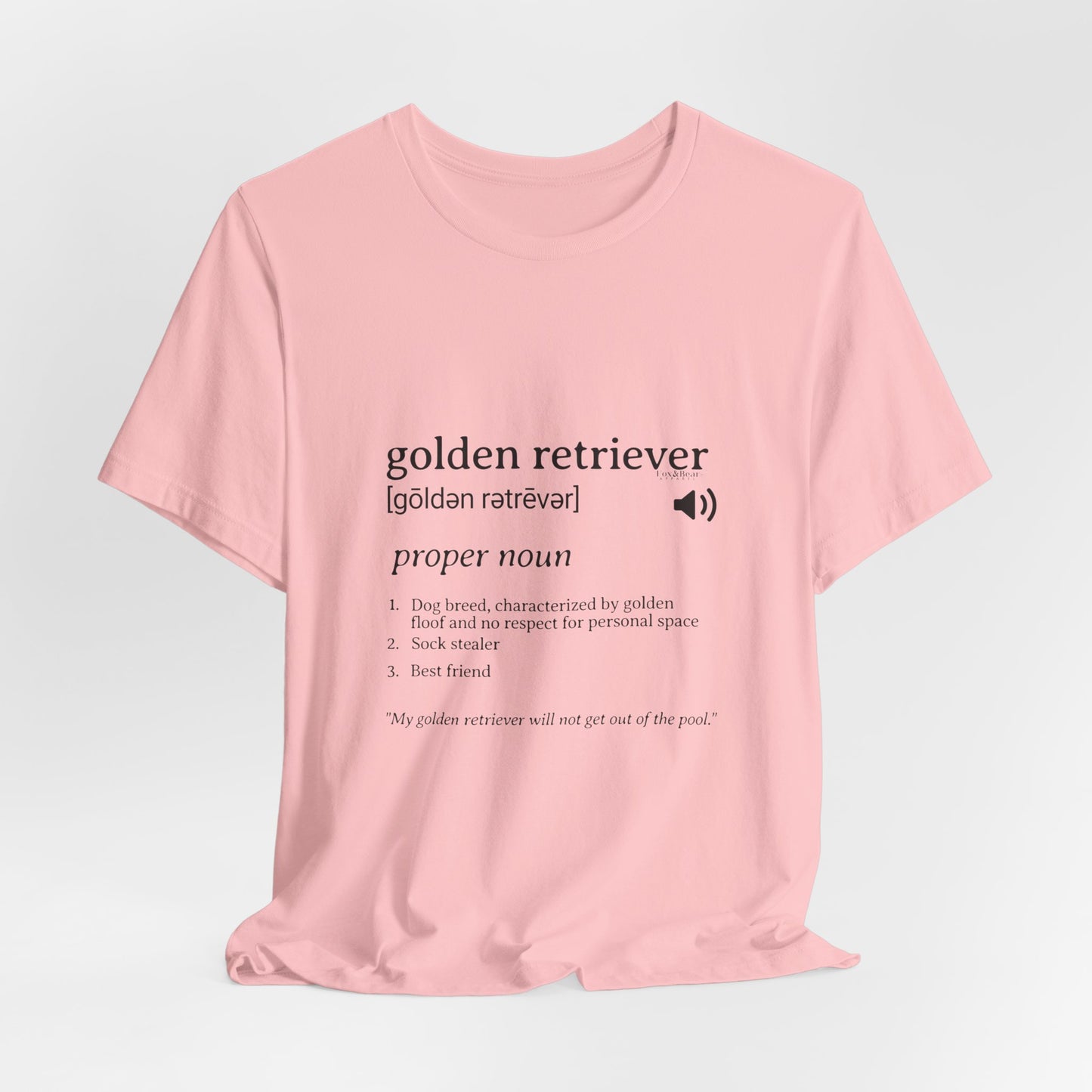 Golden in the Dictionary - Golden Retriever T-Shirt