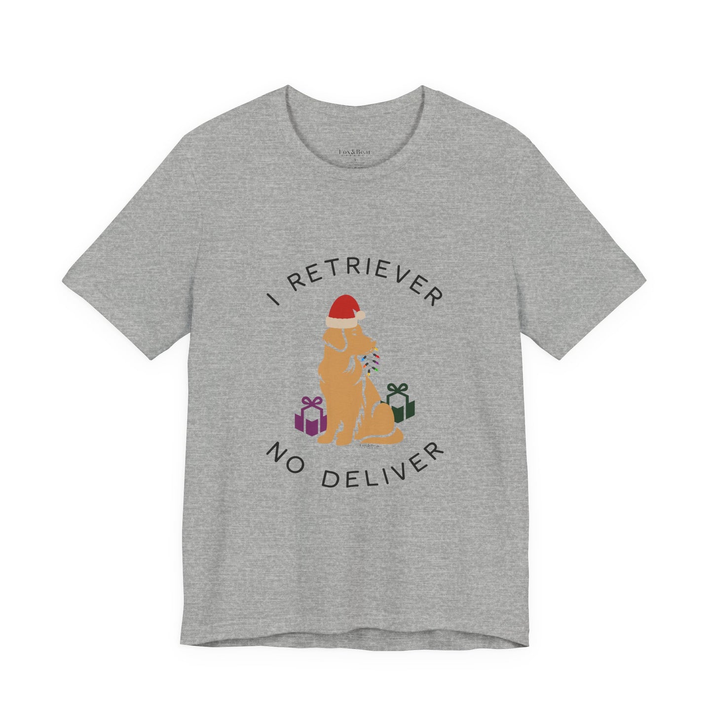 I Retriever No Deliver — Golden Retriever Christmas T-Shirt