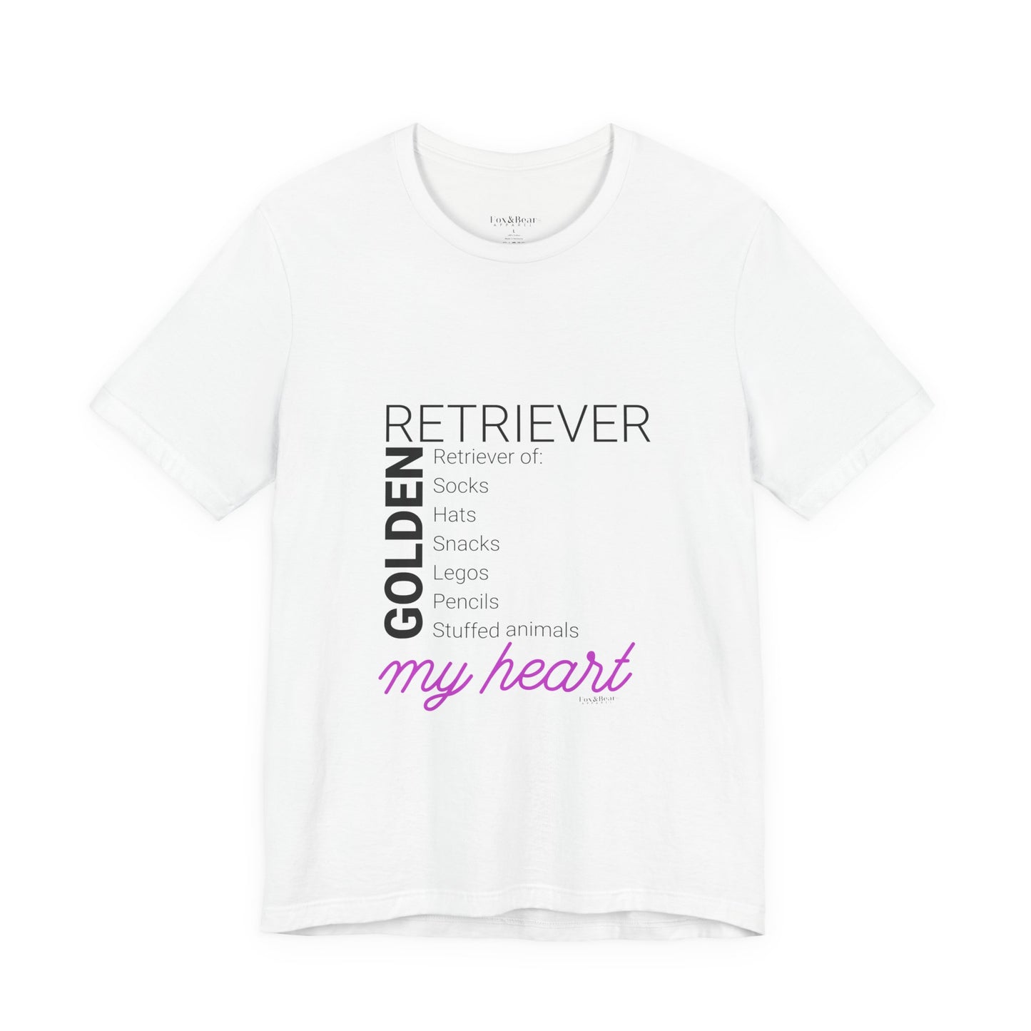 Retriever Of My Heart - Golden Retriever T-Shirt
