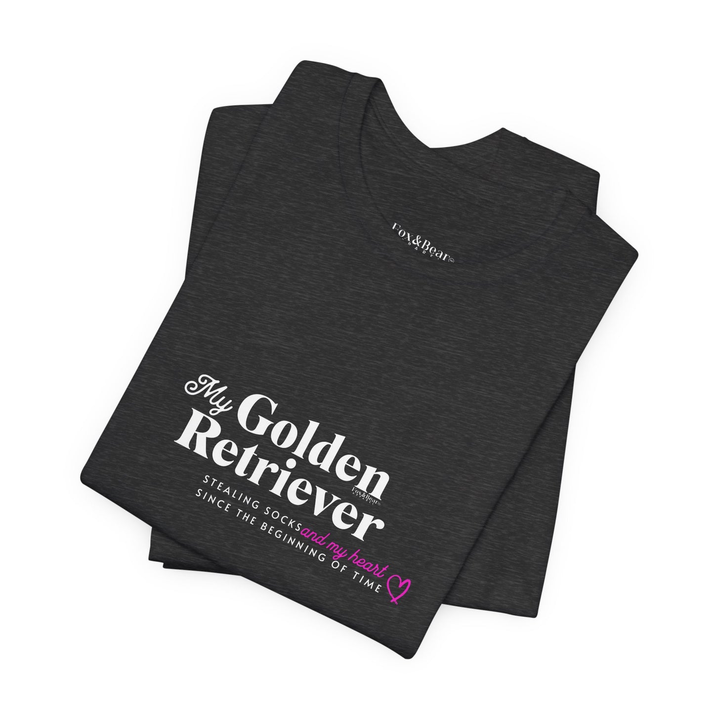 Stealing Socks and My Heart - Golden Retriever T-shirt