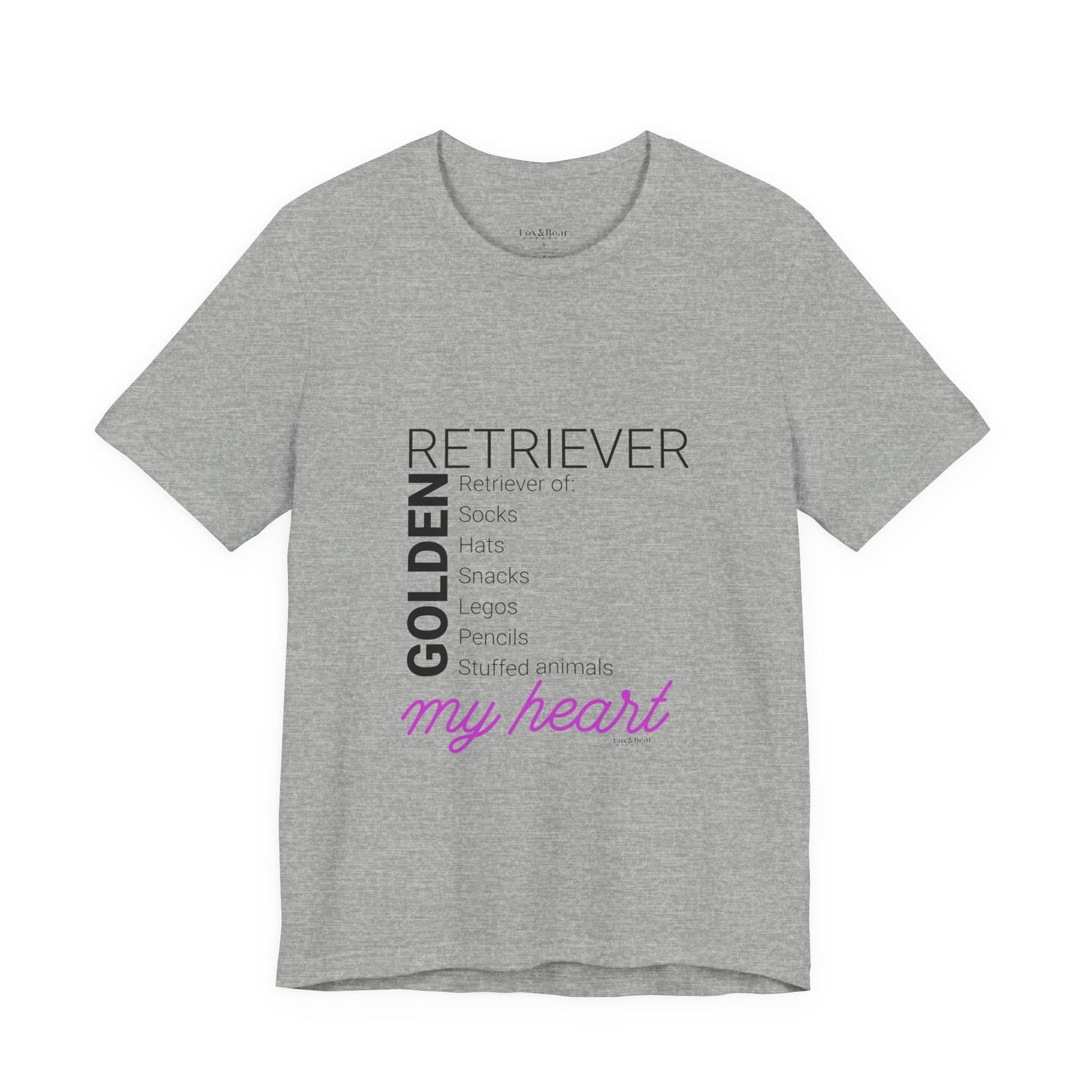 Retriever Of My Heart - Golden Retriever T-Shirt