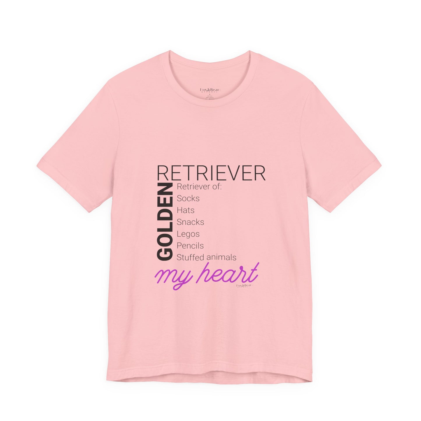 Retriever Of My Heart - Golden Retriever T-Shirt