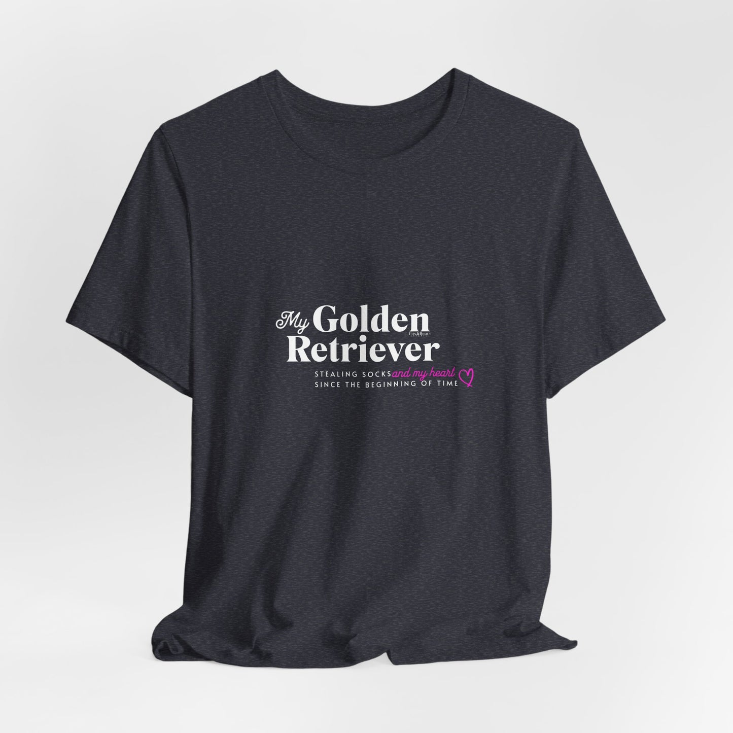 Stealing Socks and My Heart - Golden Retriever T-shirt