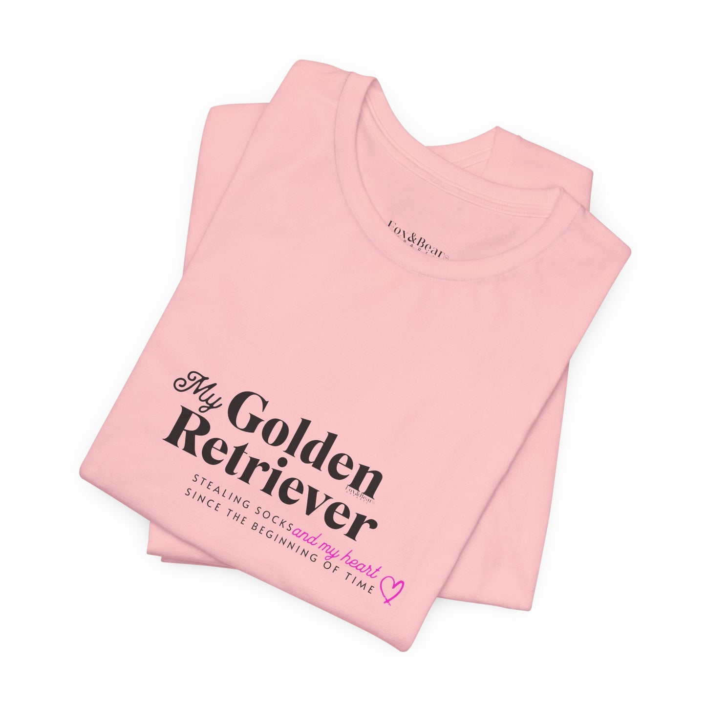 Stealing Socks and My Heart - Golden Retriever T-shirt
