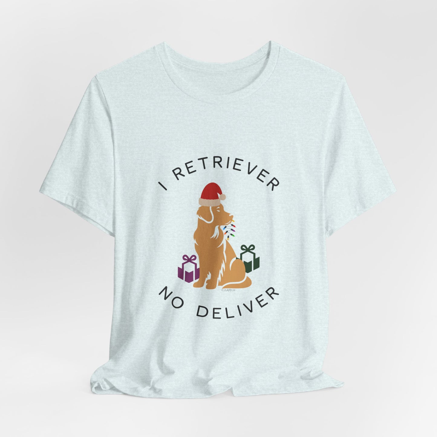 I Retriever No Deliver — Golden Retriever Christmas T-Shirt