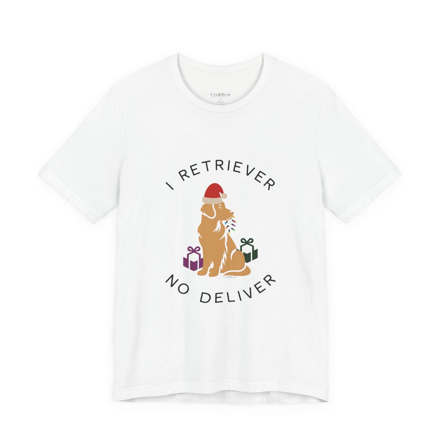 I Retriever No Deliver — Golden Retriever Christmas T-Shirt