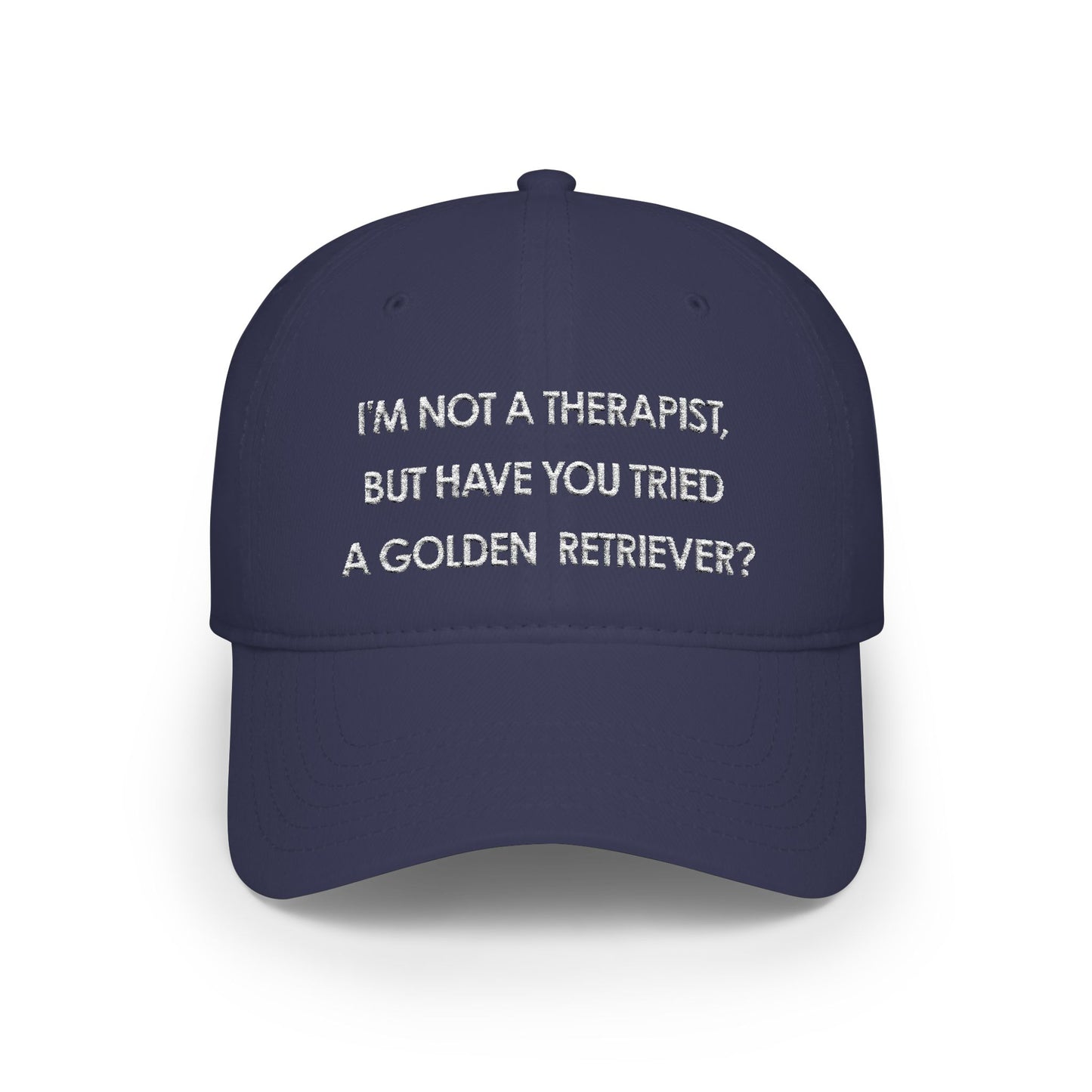 I'm not a therapist - Golden Retriever baseball cap