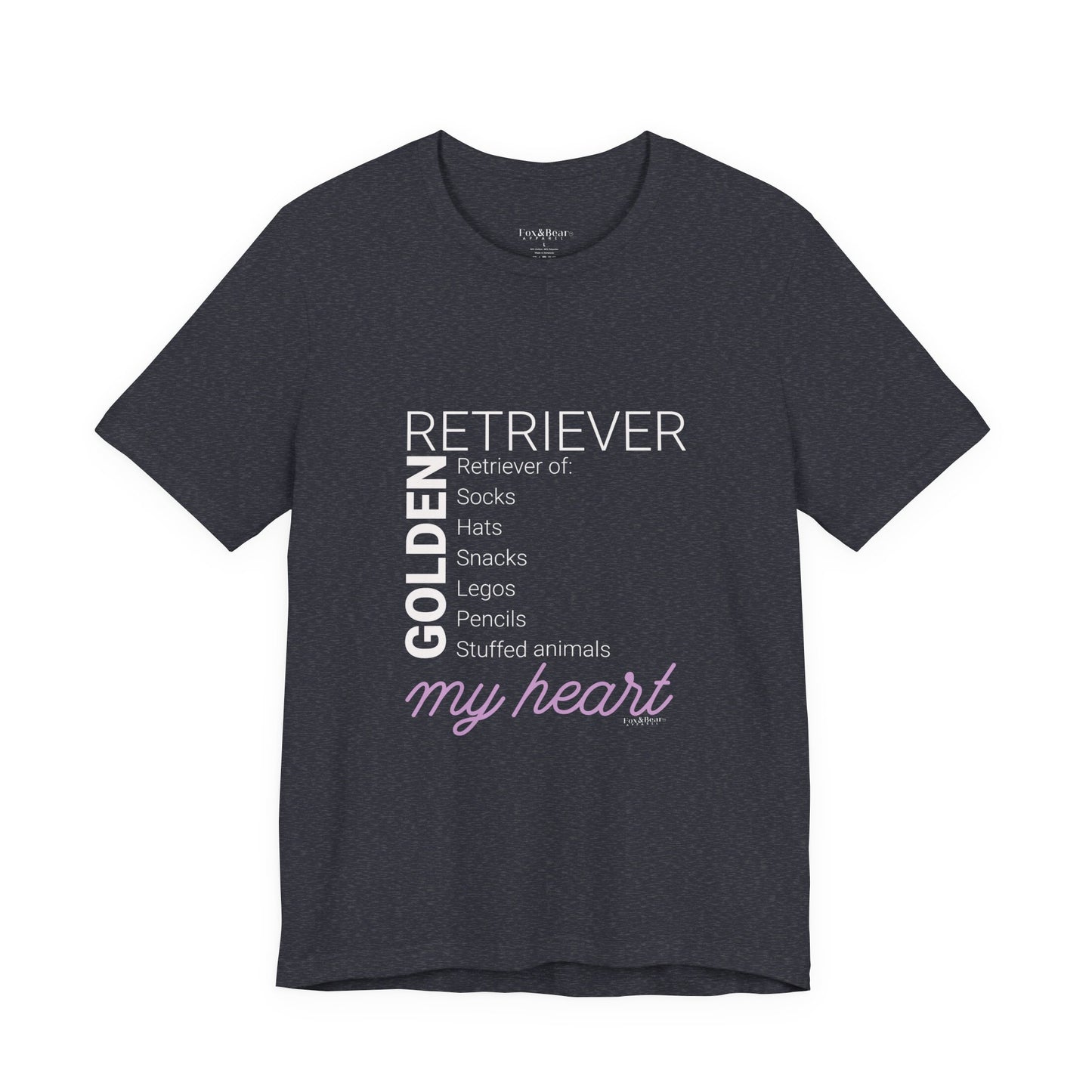 Retriever Of My Heart - Golden Retriever T-Shirt