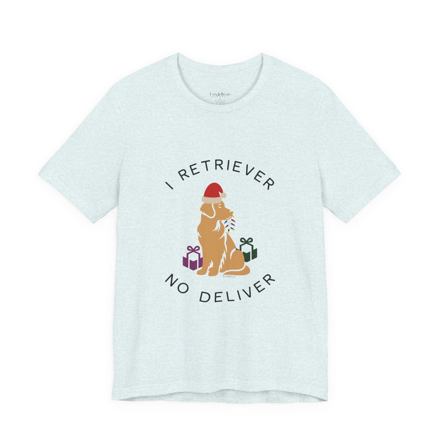 I Retriever No Deliver — Golden Retriever Christmas T-Shirt