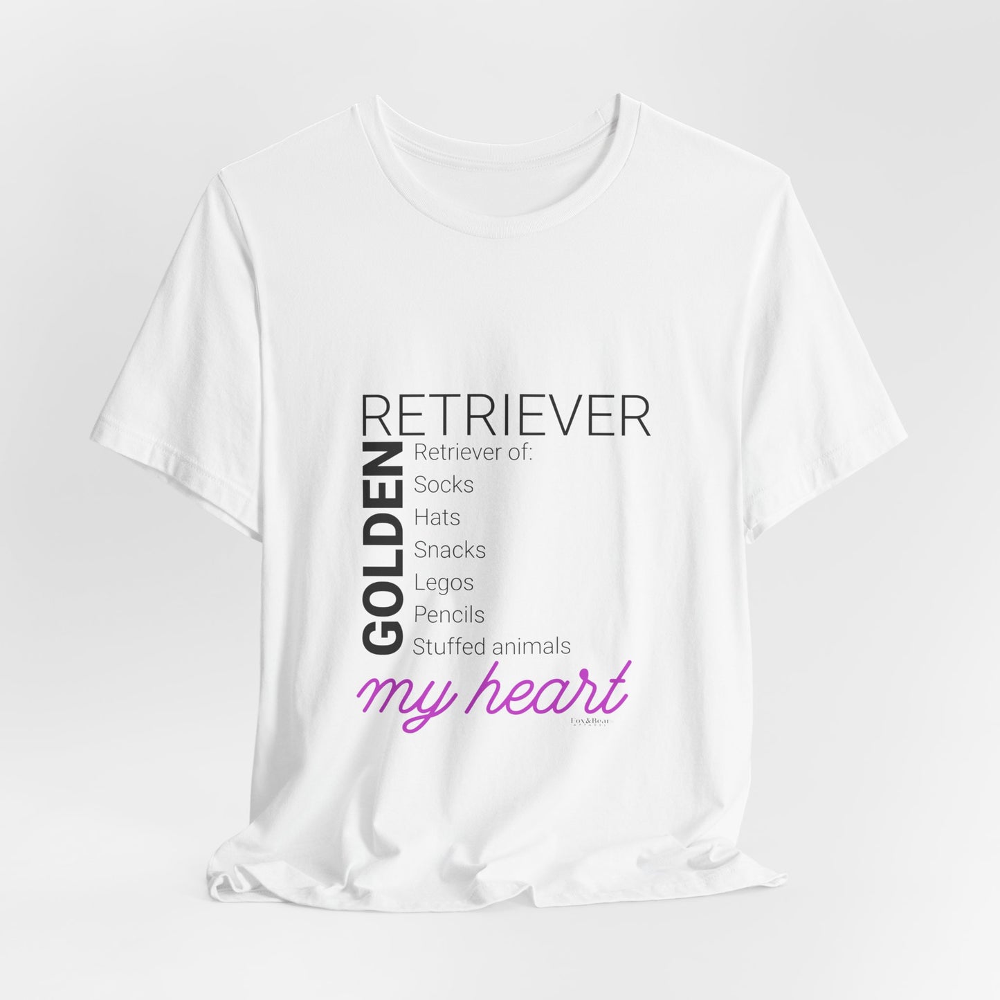 Retriever Of My Heart - Golden Retriever T-Shirt