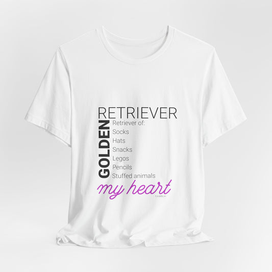 Retriever Of My Heart - Golden Retriever T-Shirt
