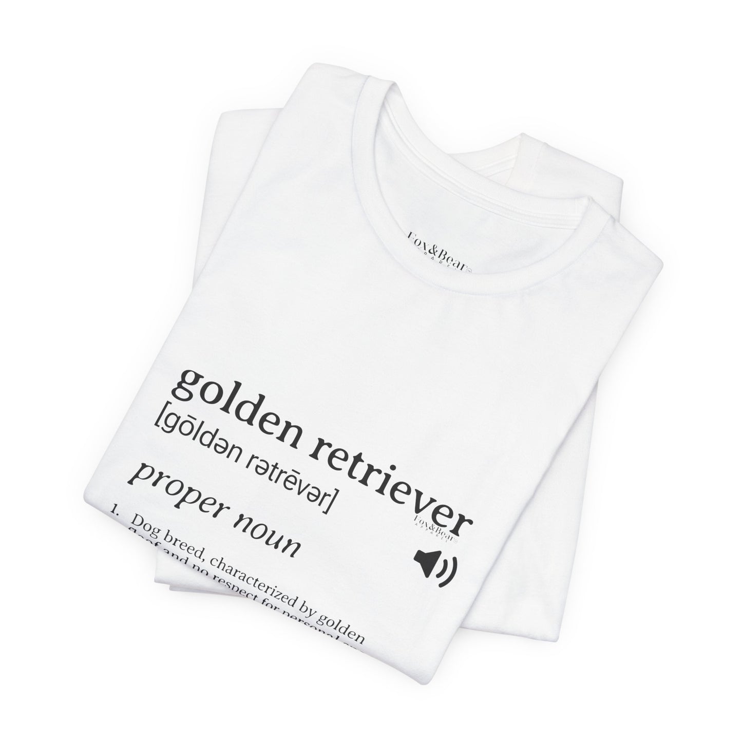 Golden in the Dictionary - Golden Retriever T-Shirt