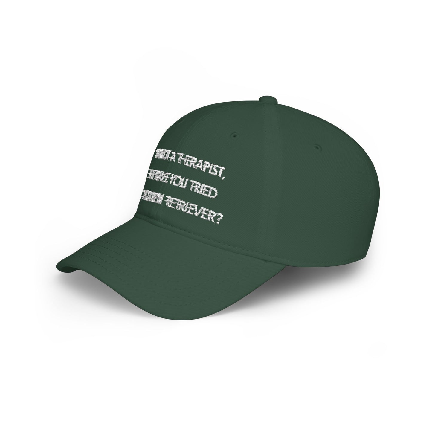 I'm not a therapist - Golden Retriever baseball cap