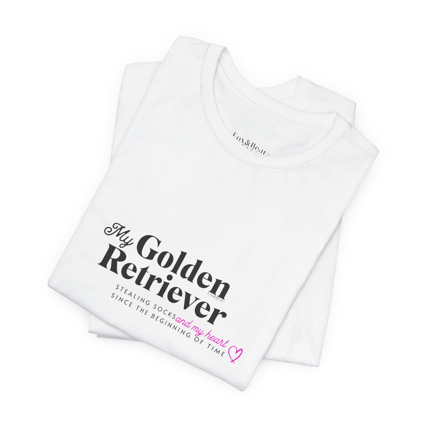 Stealing Socks and My Heart - Golden Retriever T-shirt