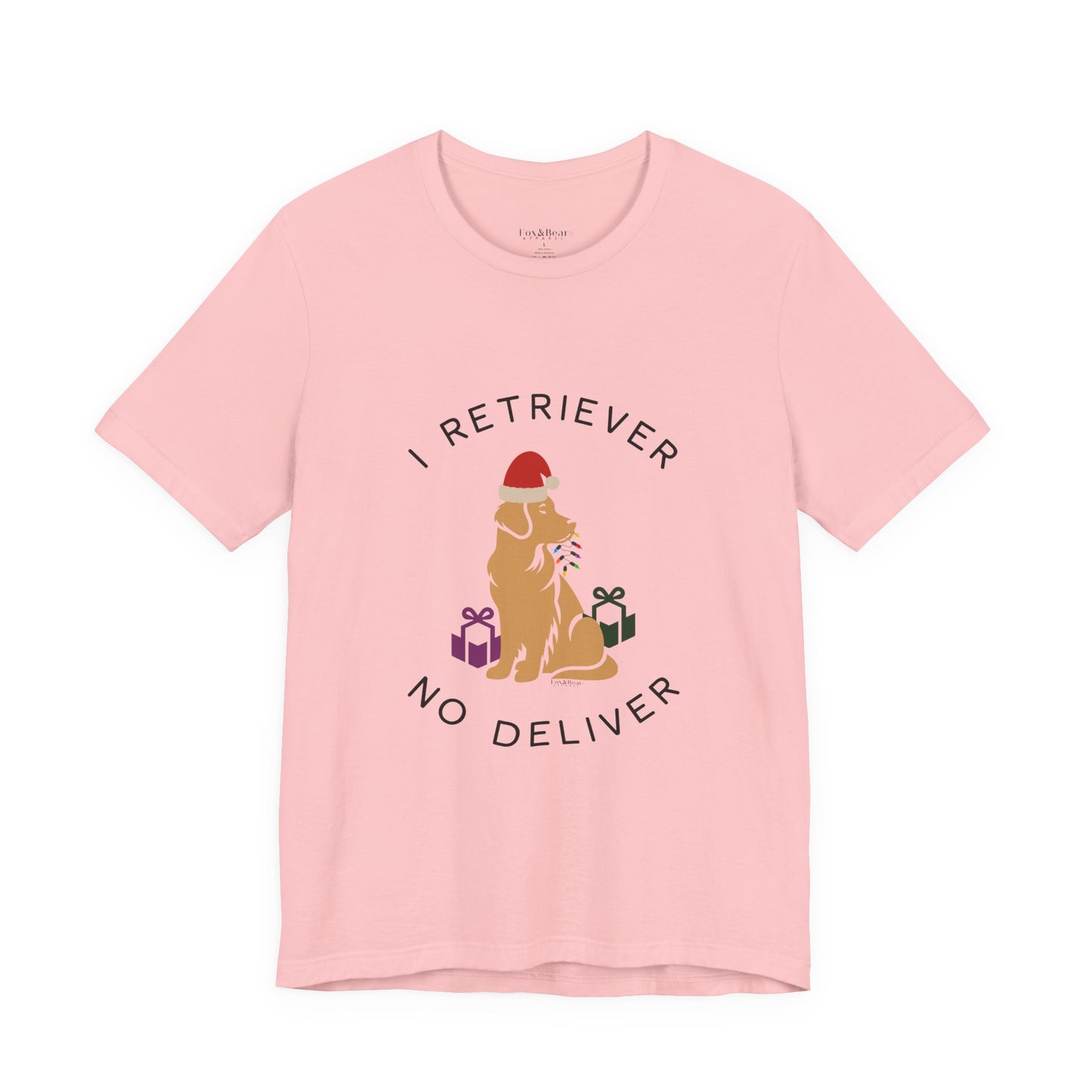 I Retriever No Deliver — Golden Retriever Christmas T-Shirt